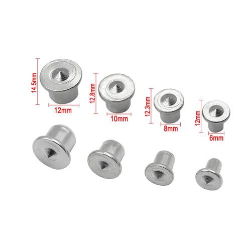 YFFSFDC Dowel Center, Pack of 16, Dowel Marking Punch for 6mm, 8mm, 10mm, and 12mm Dowels, Wood Point Marker, Dowel Marker for Woodworking, 4 of Each