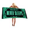 Vintage Dollar Print Beach Towel Beach Quick Drying Bath Towel Microfiber Beach Towel Seaside