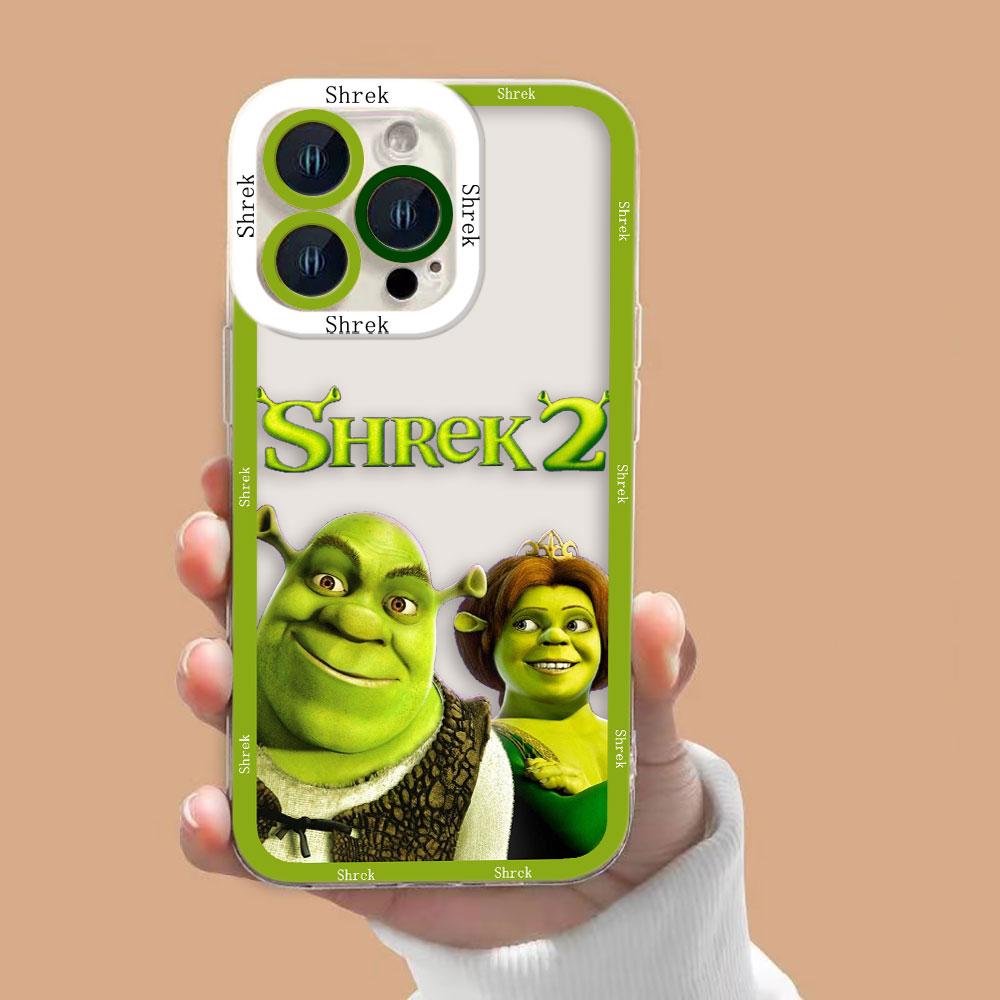 Funny Movie S-Shrek Clear Phone Case For Samsung Galaxy S26 S25 S24 S23 S22 S21 S20 FE PLUS ULTRA EDGE Silicone Case Shell Capa
