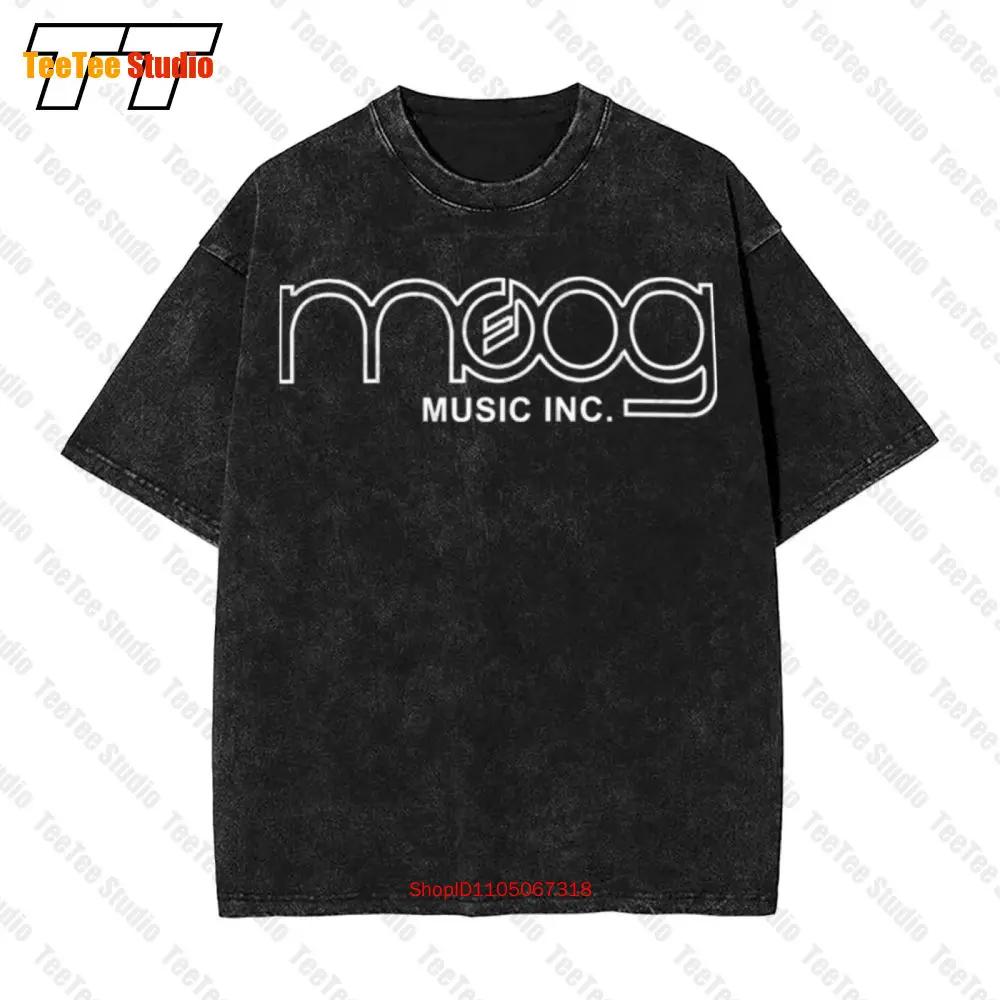 Moog Synthesizer Mogue Musical Instrument Logo Vintage Oversized T-Shirt JZ7H