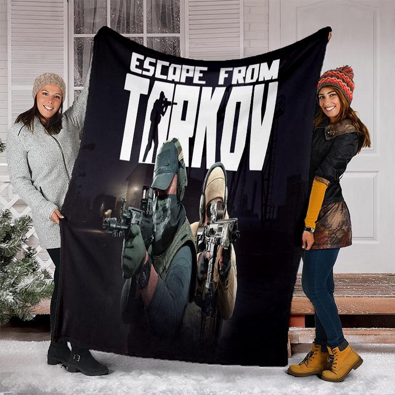 Escape Tarkov Tactical Gear Perfect All Seasons Soft Comfortable Blanket Suitable Sofa Office Nap Travel Birthday Gift Christmas Present