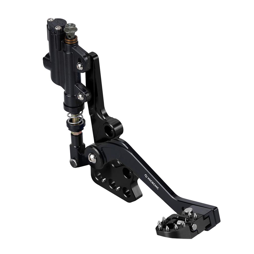 NICECNC For Surron Light Bee X Hydraulic Rear Foot Brake Assembly Adjustable Pedal For SUR-RON Light Bee S For Segway X160 X260