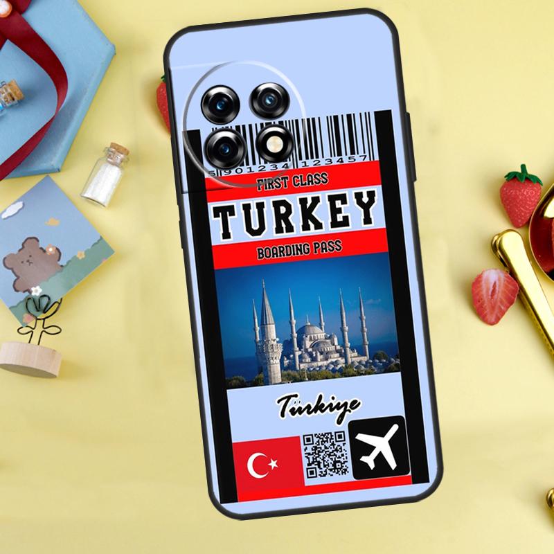 Turkey Flag Case For OnePlus 10 Pro 8 9 11 Ace 8T 9R 10R 10T OnePlus Nord CE 2 3 Lite 2T N10 N20 Cover