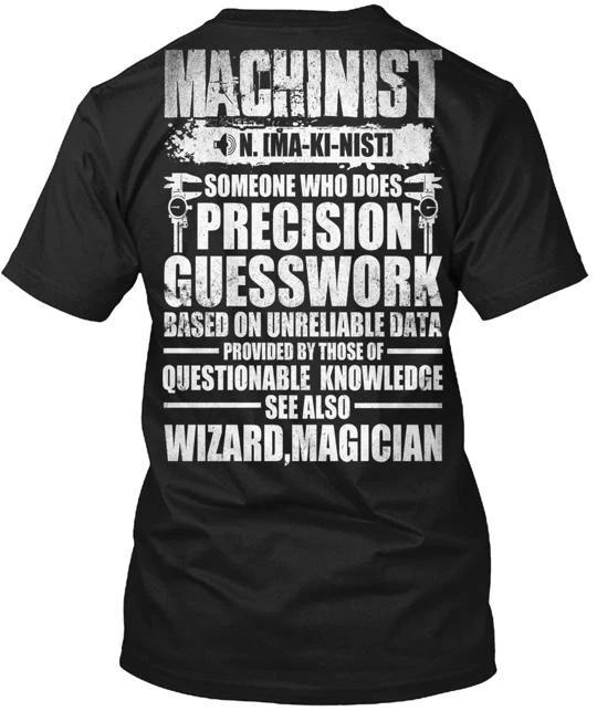 

Machinist T shirt Made in the USA Size S to 5XL XL