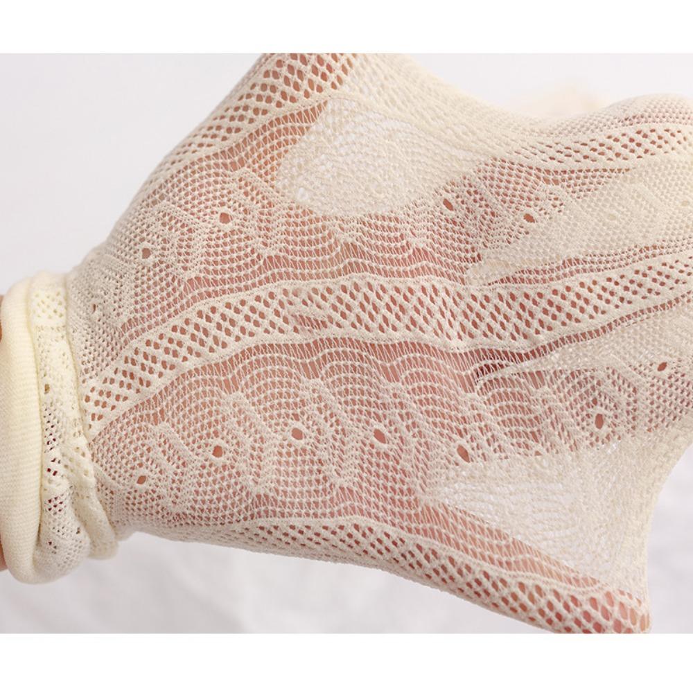 Japanese Jk Calf Socks Women's Ins Tide Summer Thin Stockings Love Lace Lolita Sexy Mesh Socks Women