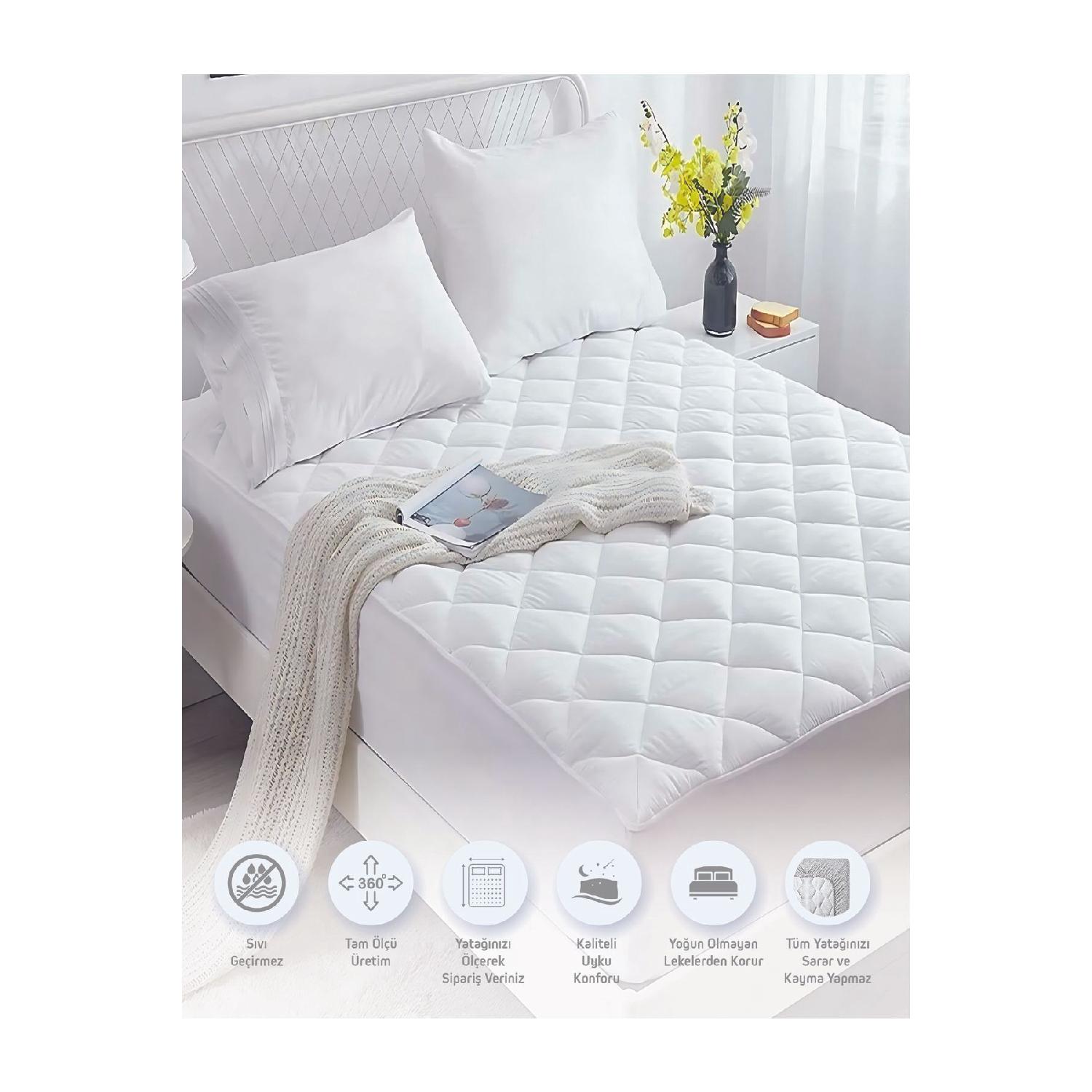 

Микро 100% влагонепроницаемый стеганый коврик для кровати (все размеры) 60 x 120 серый