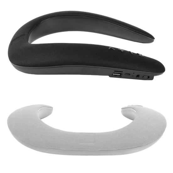U Shape Neck Band Bluetooth-compatible USB Speaker Portable Wearable Wireless Loudspeaker
