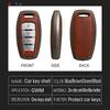 Zinc Alloy+Leather Auto Smart Key Fob Cover Case Protective Housing Remote Fit For Great Wall Poer GWM Vanguard Auto Key Fob Decoration Housing