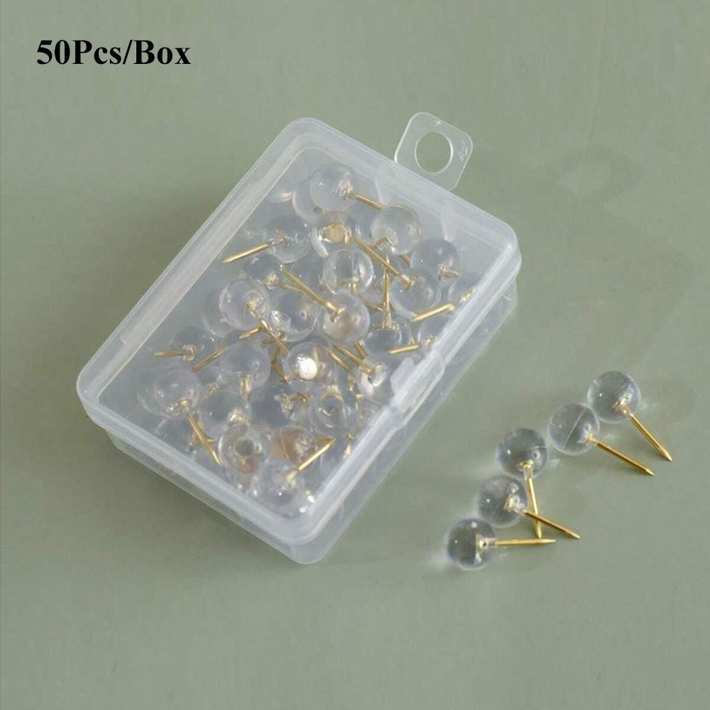 Push Pins Map Tacks with Plastic Beads Head for Cork Board Multi-Color Map Pins for Travel Map Board Pins Bulletin Board Office