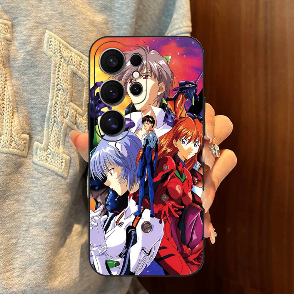 Hot Anime E-Evangelions Phone Case For Samsung S 24 Fe 25 Ultra Plus 20 Lite 21 30 22 23 24 22 Ultra 5G Fundas