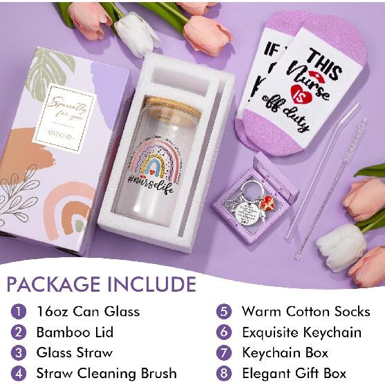 Nurse Gifts for Women Female, Valentines Day RN Gifts for Nurses, Funny Nurse Appreciation Gifts Nurse Practitioner Gifts School Nurse Graduation