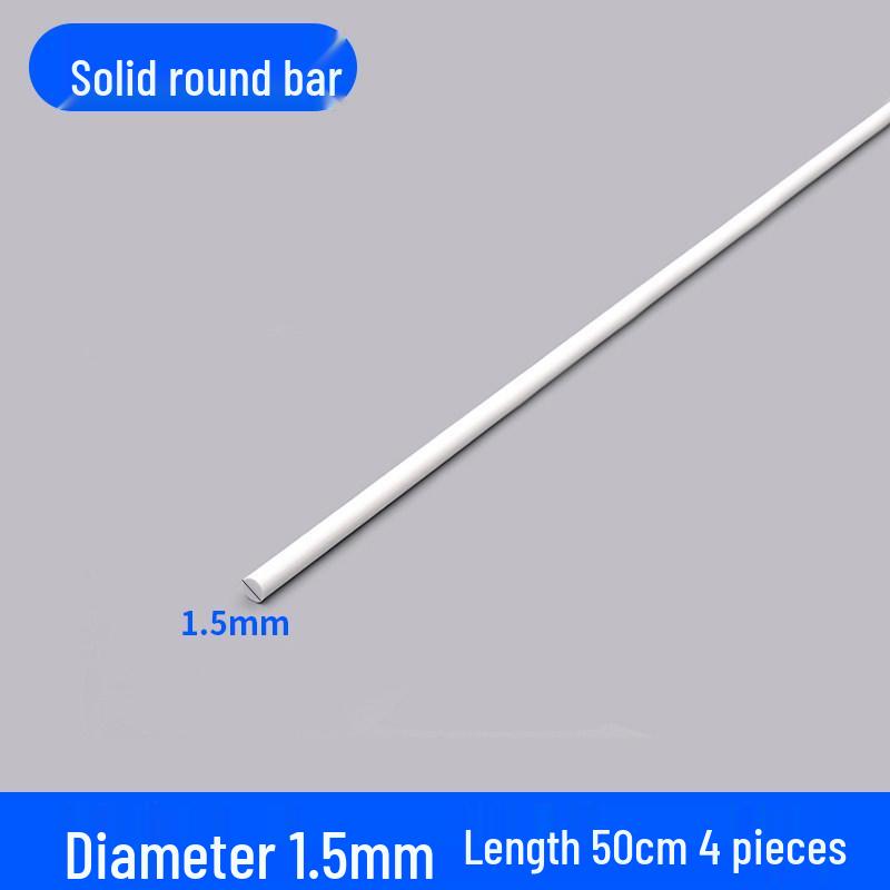 DIY Sand Table Model Kit: ABS Rods, Glue Sticks, Half-Round & Square Tubes