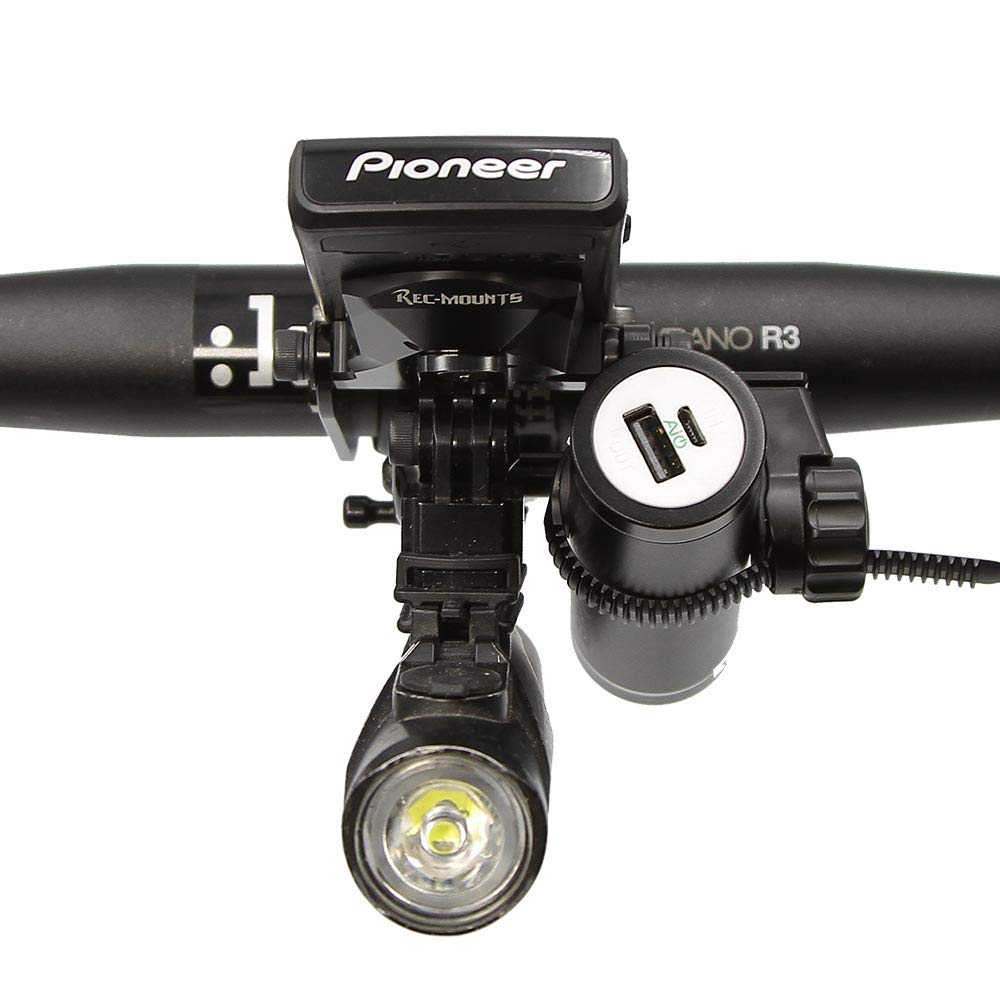 Universal Narrow Mount Adapter Front Lights and Mobile for Left and Right Handed Cameras Compatible with Type 19 and Bags [REC MOUNT] (for Use)