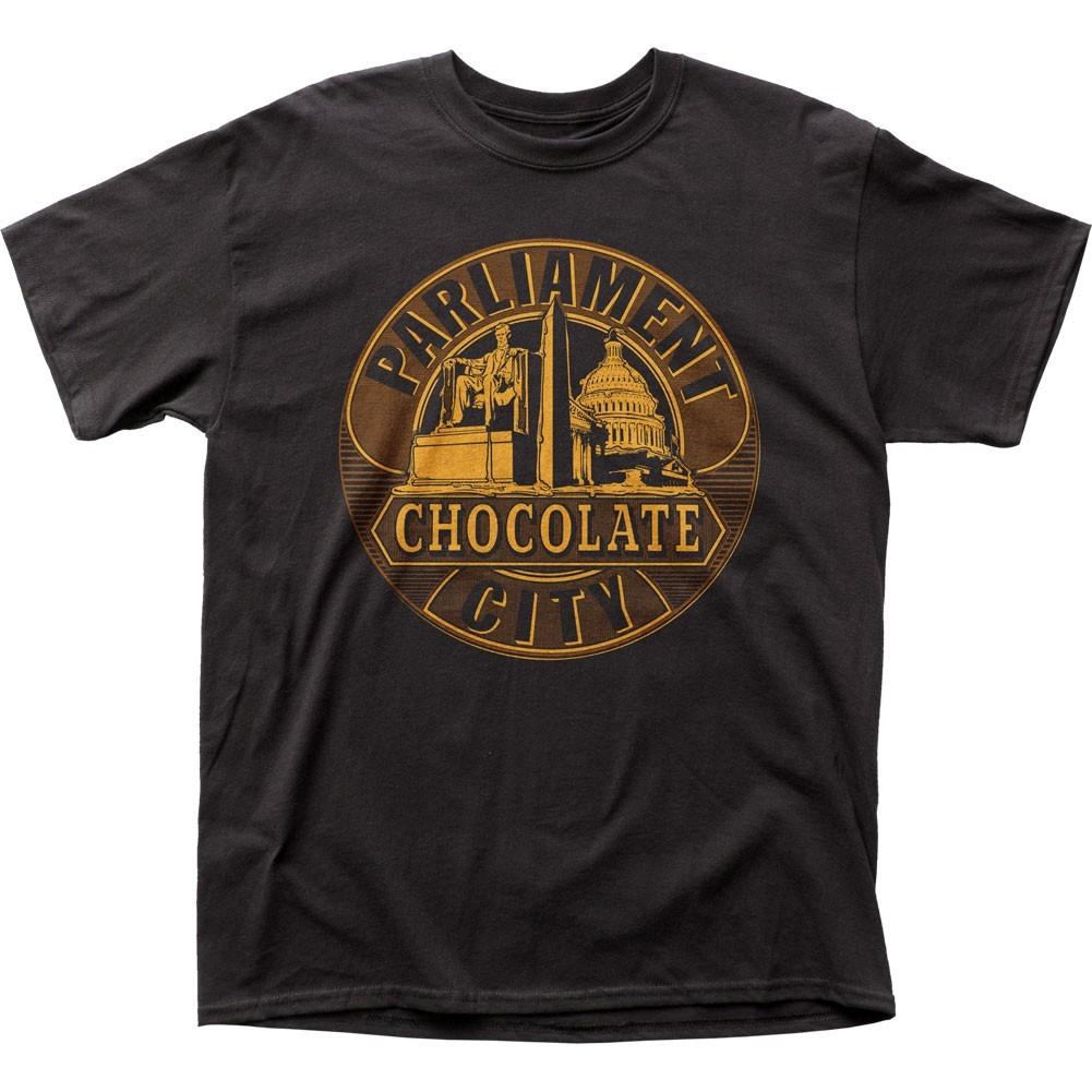 Parliament Chocolate City Mens T Shirt Music Classic Funk Band Tee New Black L