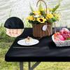 Square Elastic Edge Fitted Table Cover Stretch Cocktail Tablecloth For Wedding Picnic Banquet Party Decor Table Cloth