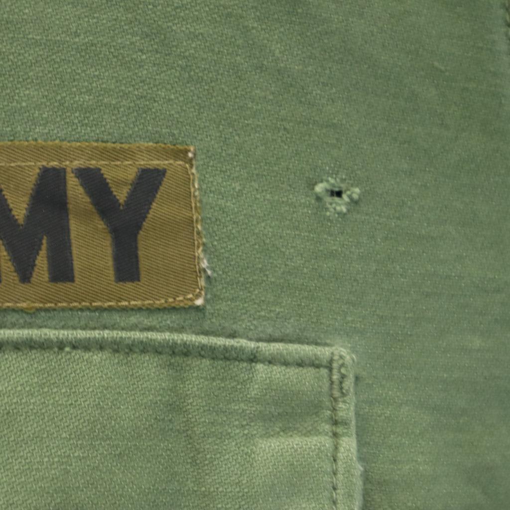 US ARMY 60s Vintage DSA Long sleeve Military shirt khaki Men's Used