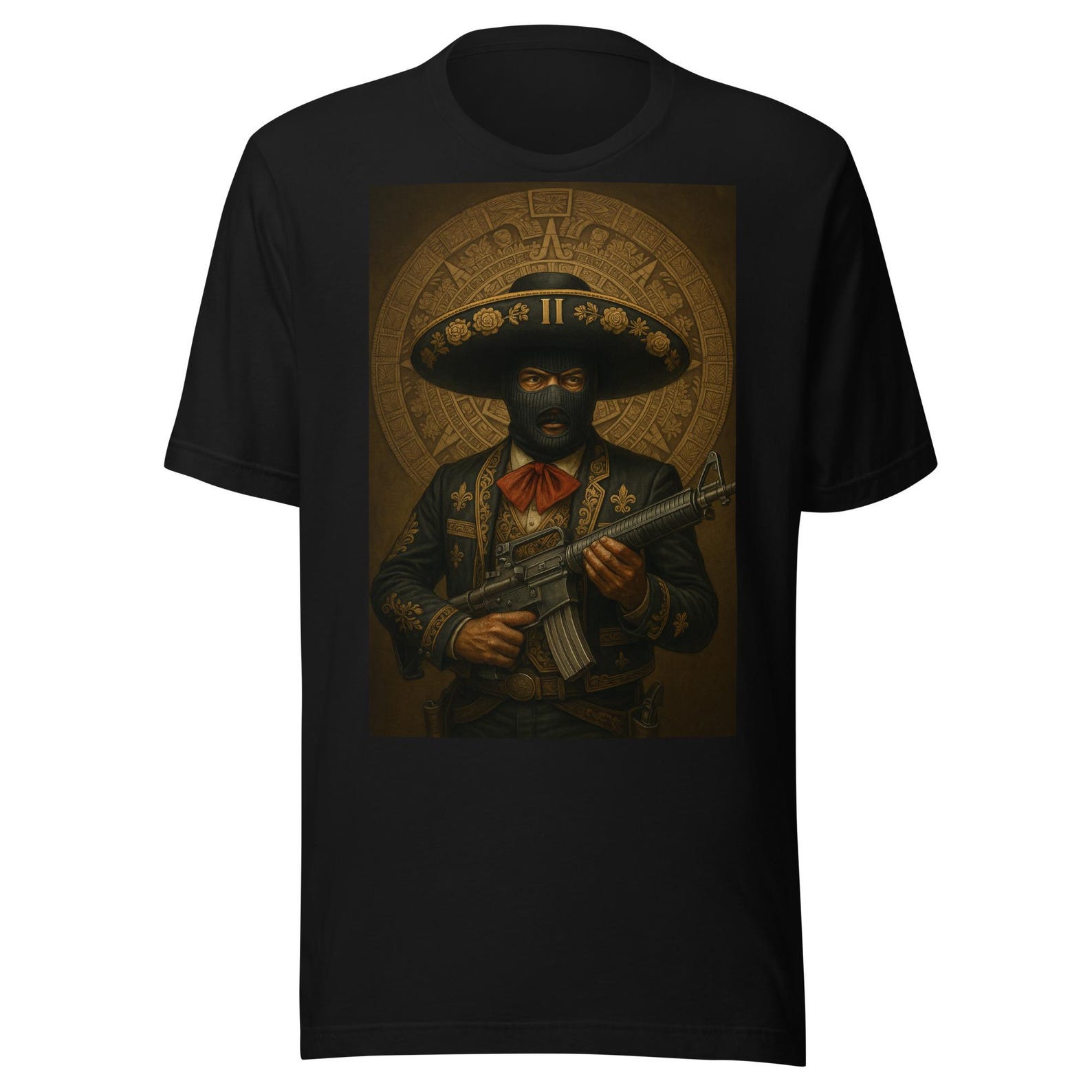 El Mariachi Negro Unisex t-shirt 3XL