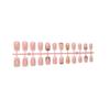 French Style Diamond Bow Fake Nails Medium Square False Nail Tips