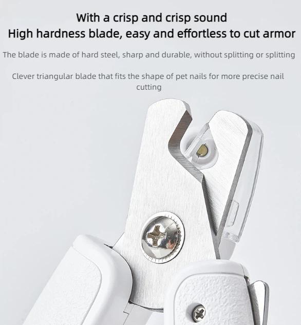 Haustier Hund Katze Nagelknipser Schere Haustier Nagel Zehenkralle Knipser Schere PETKIT Mit LED-Licht Nageltrimmer