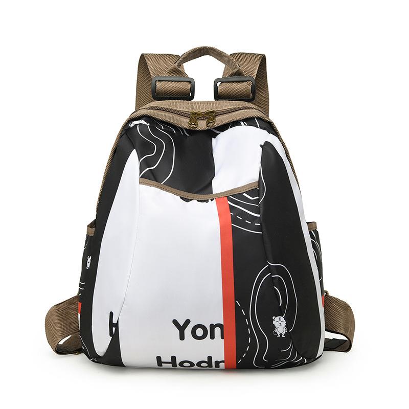 

Трендовая печатная сумка 2025 года, новый рюкзак в этническом стиле, модный окрашенный печатный рюкзак, контрастная женская сумка в стиле ретро большой вместимости