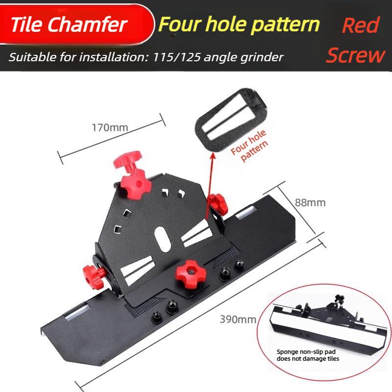 45 Degree Angle Grinder Multifunctional Oblique Trimming Chamfer Bracket Cutting Tool Angle Ceramic Tile Chamfering Machine