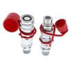 Hydraulic Quick Coupling Kit AT312876 KV11305 Male Female Flat Face for Loaders For 310G 210K 210LJ 110 Excavator