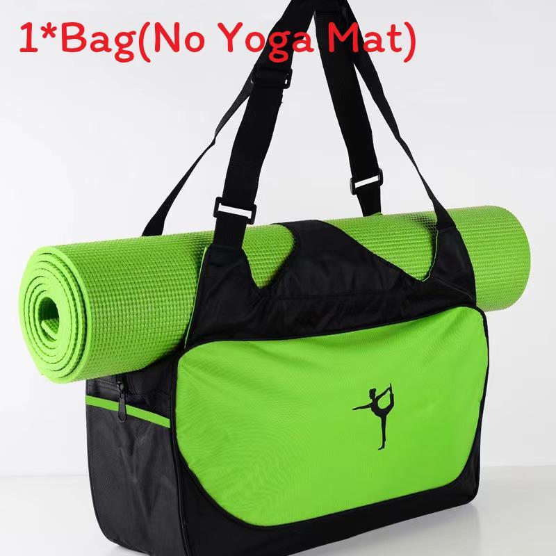 Yoga Bag With Large Capacity Waterresistant Oxford Material For Fitness And Outdoor Activities