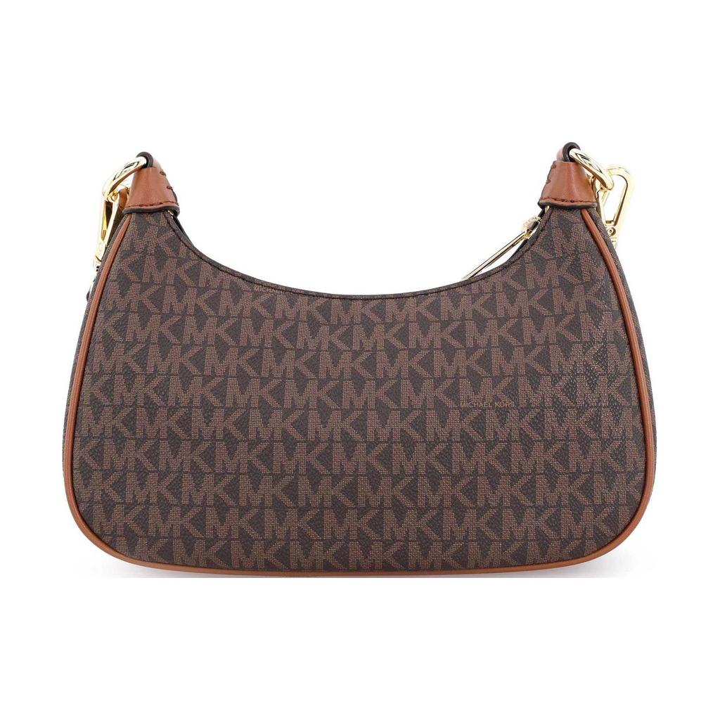 New MICHAEL KORS Artificial Leather Shoulder Bag Baguette Bag Handbag Shoulder Bag Women's Dark Brown & Acorn Brown 35S2G4CU1B-BROWN