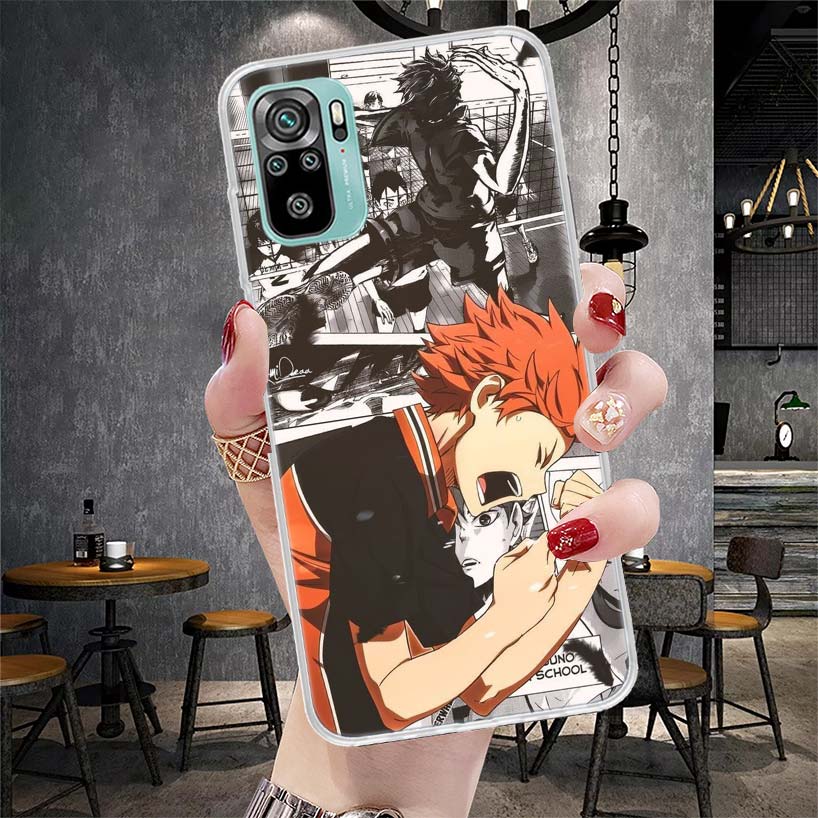 Haikyuu Oya Volleyball Anime Soft Phone Case For Xiaomi Redmi Note 15 14 14S 13 12 Pro Plus 12S 11 11S 11E 10 10S 11T 5G Fundas