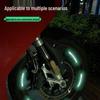 Colorful Luminous Tire Hub Reflective Stickers for Electric Cars
