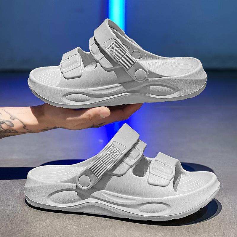 Fashion Black White EVA Sports Shoes Beach Woman Slippers Women Dormitory Casual Shoes Couple Outdoor Slippers for Men 2025 Trend