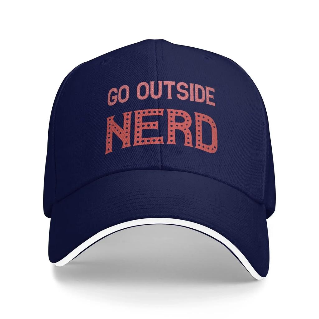 Summer Casual Baseball Cap Go Outside Nerd Outdoor Gym Trucker Hat For Unisex Men Dropshipping  Stylish Baseball Caps