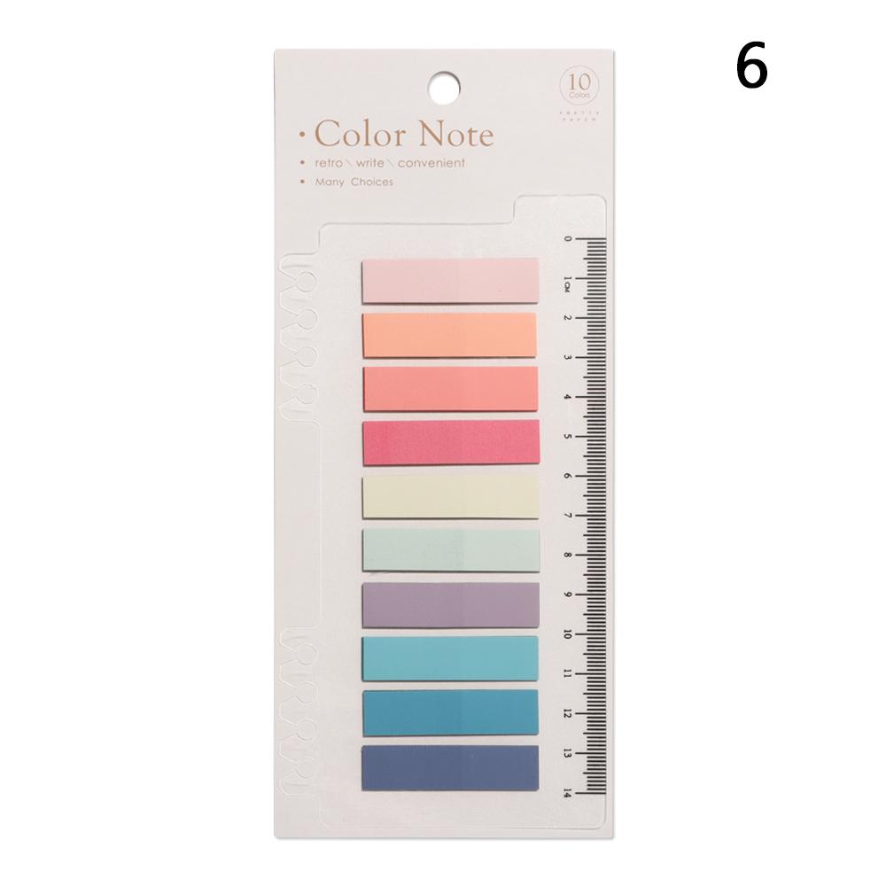 60/120/200pcs DIY Novelty Tab Strip Index Flags Bookmark Label Sticky Notes Loose-leaf Memo Pad Paster Sticker