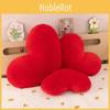 Heart Shape Plush Pillow With Pp Cotton Fill For Romantic Gift And Home Decor