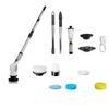 Handheld Telescopic Wireless Cleaning Brush Replaceable Head Window Cleaner  Bathroom