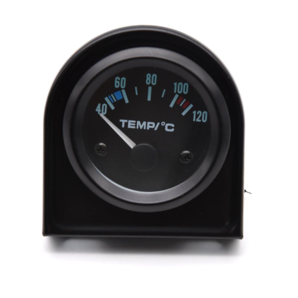 52mm Water Temperature Gauge 40~120Celsius for Car Engine Digital Thermometer Water Temp Sensor Vehicle Meter Black Shell Custom