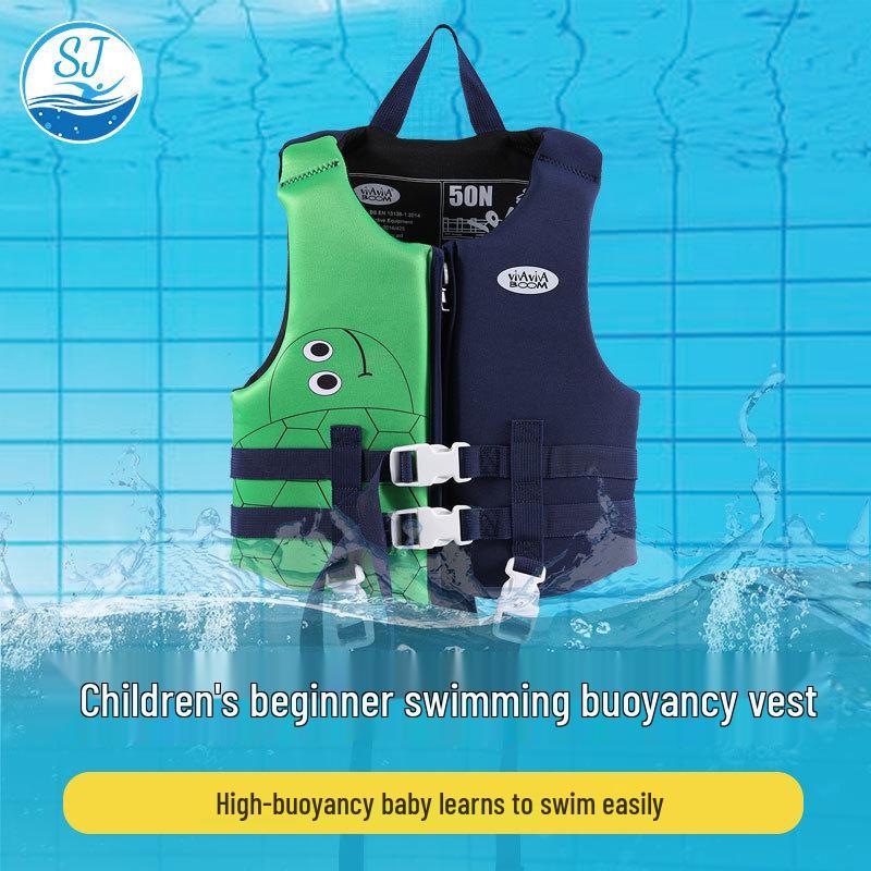 

Children s Cartoon Animal Swimming Buoyancy Vest Swimsuit Small