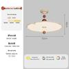 French Vintage Cream Ceiling Light