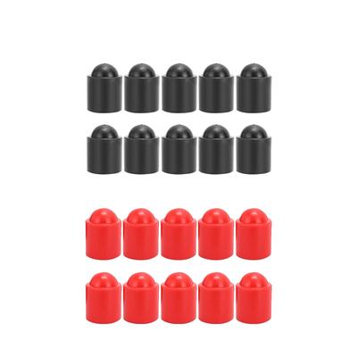 10 Pieces Snooker Tip Cover Set, Pool Cue Tip Rubber Protector Pool Cue Bottom