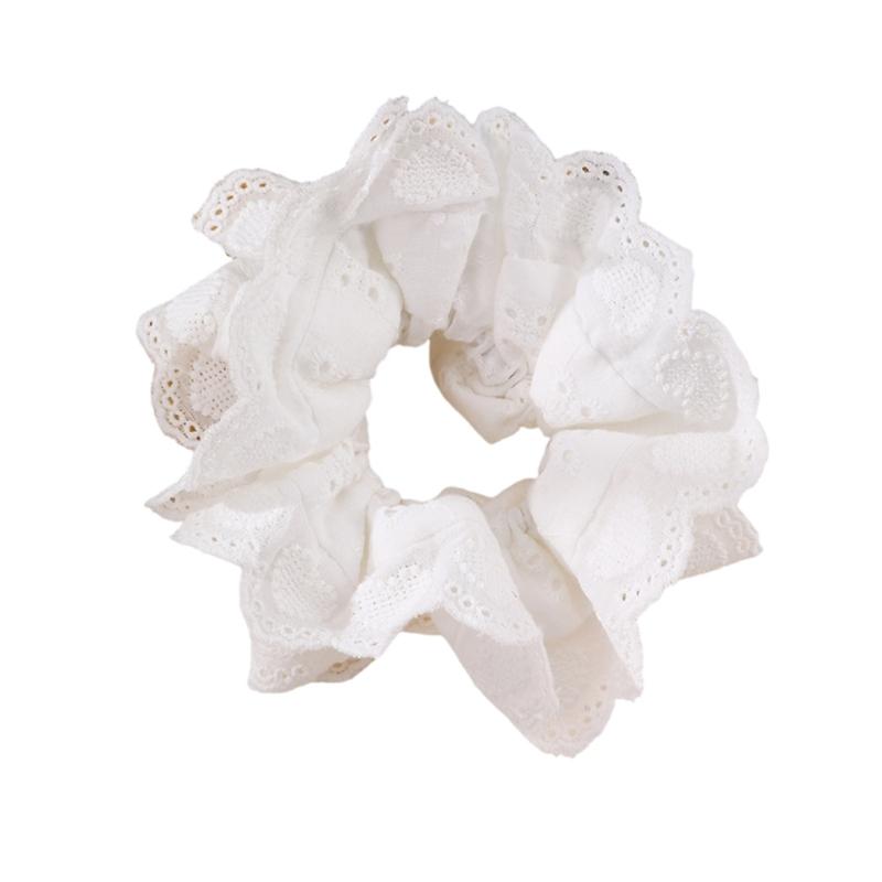 

Lace Hair Rope Hair Bun Scrunchies Elastic Hair Rope Big Hair Scrunchy Vintage HairBands Female Accessories