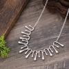 New Irregular Water Drop Shaped Glossy Necklace Women's Creative High Sense Geometric Water Drop Shaped Versatile Necklace