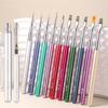 Nail Uv Gel Nail Brush Liner Diy Painting Pen Manicure Metal Drawing Brush For Nail Art Design Nails Tip Display Painting Tool