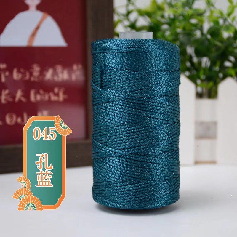 Mercerized Ice Hemp Thread 100G Shaft Medium And Thin Hollow Thread Sun Hat Shoes Crochet Hand-Woven Thread Full Free Shipping