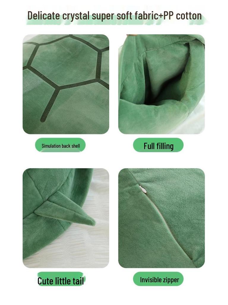 Zhao Lusi Turtle Shell Plush Toy & Pillow - Wearable Extra-Large Doll
