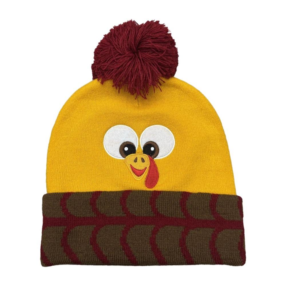 Warm Turkey Knitted Hat Simple Style Funny Turkey Hat Thanksgiving Hat Thanksgiving Festivities