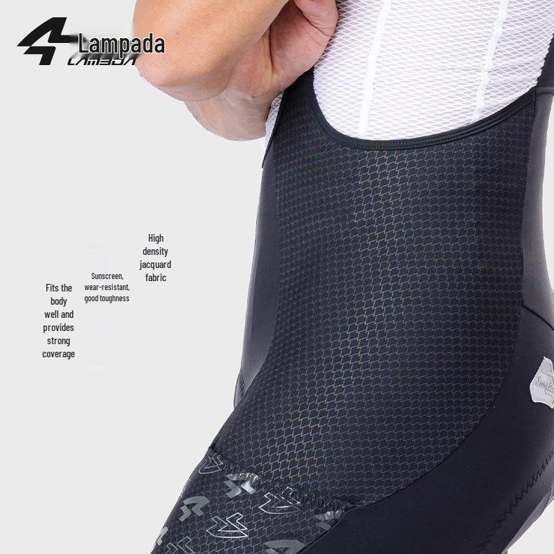 Lampaida 2024 Anti-UV Quick-Dry Breathable Cycling Bib Shorts