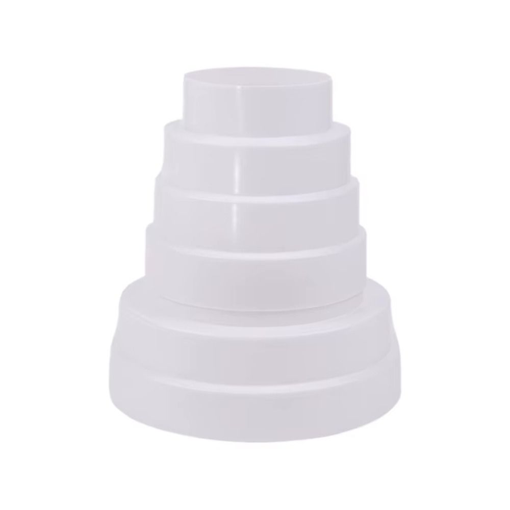 1Pcs New Multi Reducer Extractor Fan Pipe 80/100/110/120/150/160mm For Fan Ventilation Duct Tube White Fan Pipe Connector