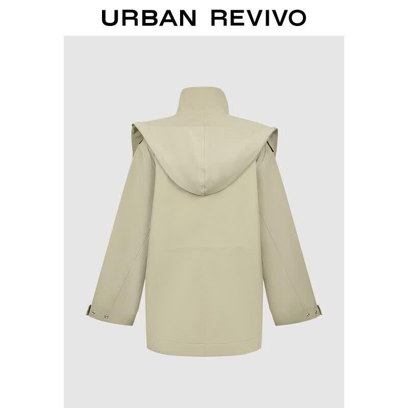 UR2026 Women's Amber Streamer Hooded Loose Jacket