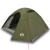 VidaXL 4-Person Dome Camping Tent Olive Green Waterproof, Tent, Camping Shelter, Garden Shelter, Garden Tent, 4009618