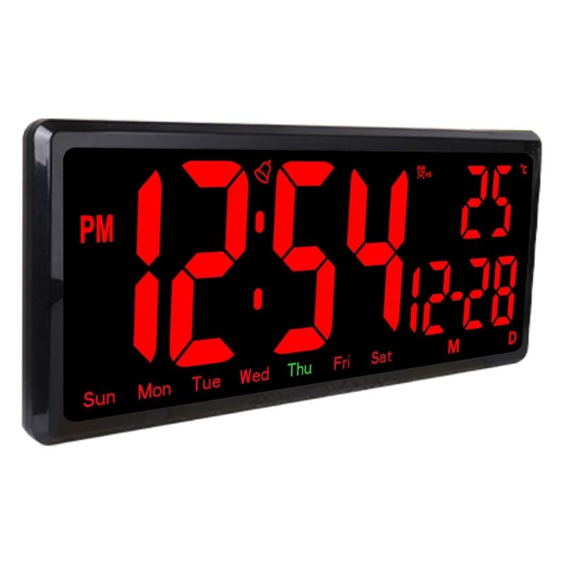 Contemporary LED Desk Alarm Clock with Clear Display, for Living Room and Study Home Aesthetic and Functionality Clock